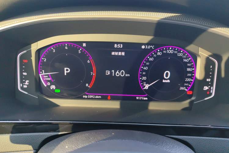Used Volkswagen FAW-Volkswagen CC 2025 Model, Facelifted, 330TSI, Glamorous—Shared Edition Instrument Cluster