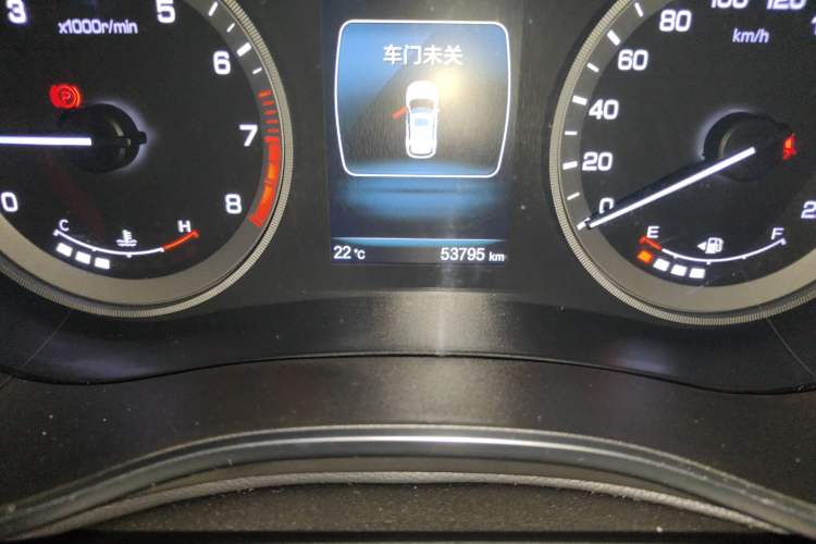 Used CHANGAN CS55 2017 1.5T Automatic Xuan Dong Model Odometer Close Up