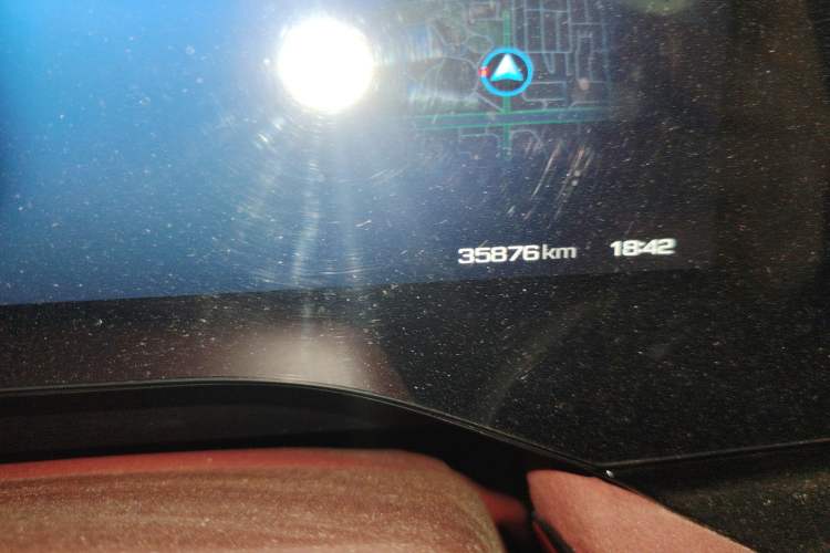 Used MG 7 2023 2.0T Automatic Trophy+ Ignition Glory Edition Odometer Close Up