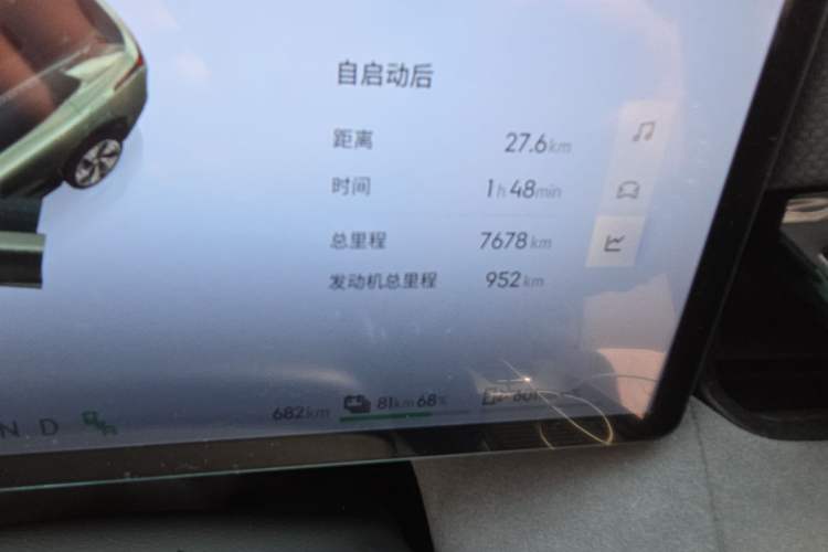 Used Lynk & Co 08 EM-P 2025 120km Long-Range Pro Odometer Close Up