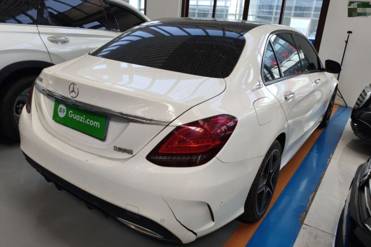 Used Mercedes-Benz C-Class 2021 C 260 L Sport Edition Star Collection Rear Right 45 Deg