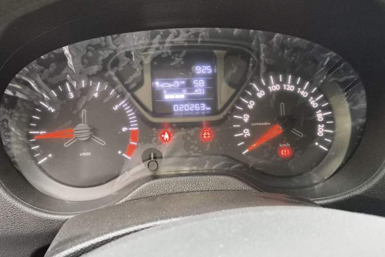 Used Citroen Elysee 2018 Revised Version 1.6L Manual Fashion Edition Instrument Cluster