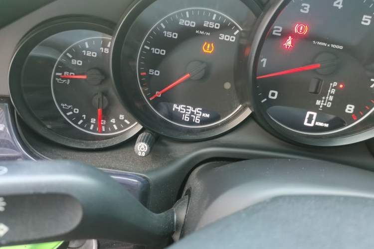 Used Porsche Panamera 2010 Panamera 3.6L Odometer Close Up