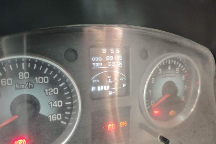 Used Jinbei New Hiace X30L 2016 1.5L Business Edition Van DLCG14 Odometer Close Up