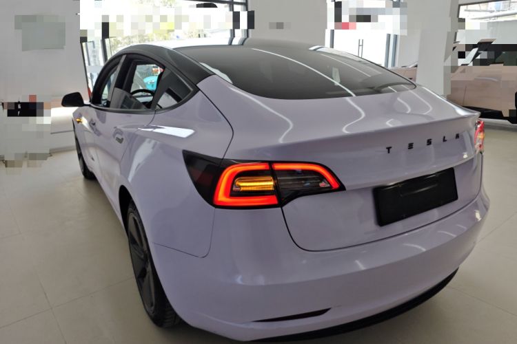 Used Tesla Model 3 2021 Revised Version Standard Range Rear-Wheel Drive Upgraded Edition 3D1 Rear Left 45 Deg