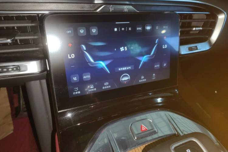 Used Hongqi E-HS9 2021 460 km Range Flagship Edition Six-Seater Audio And AC Panel