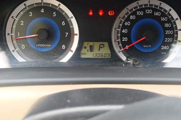 Used Toyota Corolla EX 2013 1.6L Automatic Excellence Edition Odometer Close Up