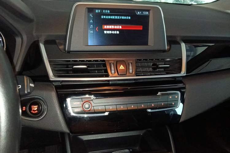 Used BMW 2 Series Active Tourer 2018 218i Leading Model Audio And AC Panel