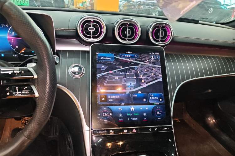 Used Mercedes-Benz C-Class 2023 C 200 L Sport Edition Audio And AC Panel