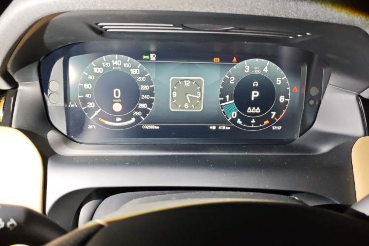 Used Land Rover Discovery Sport 2024 Performance Tech Edition Odometer Close Up