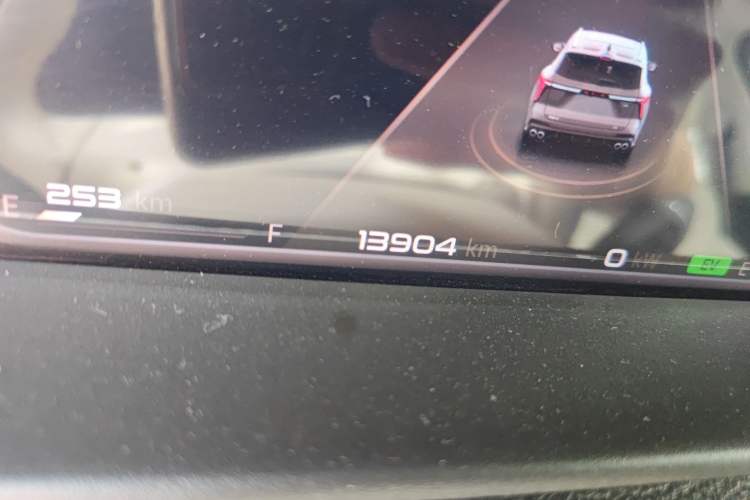 Used Cowin Kunlun 2024 Kunlun iHD 150km Mountain Peak Edition Odometer Close Up