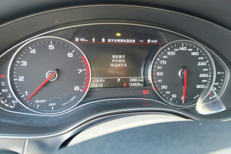 Used Audi A6L 2018 30th Anniversary Edition 30 FSI Style Model Odometer Close Up