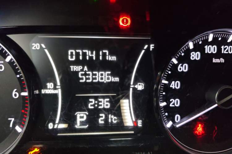 Used Honda Crider 2019 180 Turbo CVT Comfort Version China VI Odometer Close Up