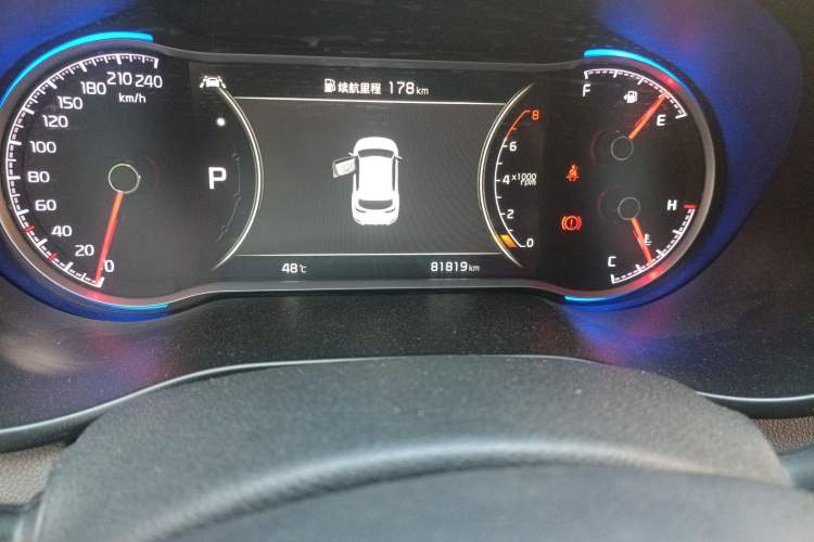 Used Kia KX5 2019 1.6T Automatic Two-Wheel Drive Luxury Edition Odometer Close Up