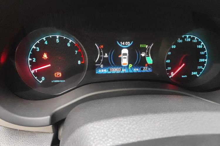 Used BYD Song 2018 1.5TID Automatic Smart Connect Prestige Model Odometer Close Up