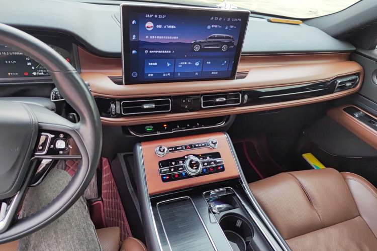 Used Lincoln Aviator 2021 3.0T V6 Four-Wheel Drive Zunya Edition Audio And AC Panel