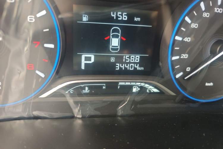 Used GAC Trumpchi GS4 2018 235T Automatic Two-Wheel Drive Elite Millionth Anniversary Edition Odometer Close Up