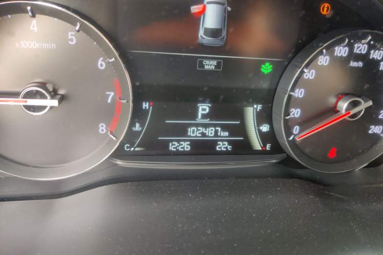 Used Honda Avancier 2017 240TURBO Two-Wheel Drive Comfort Version Odometer Close Up