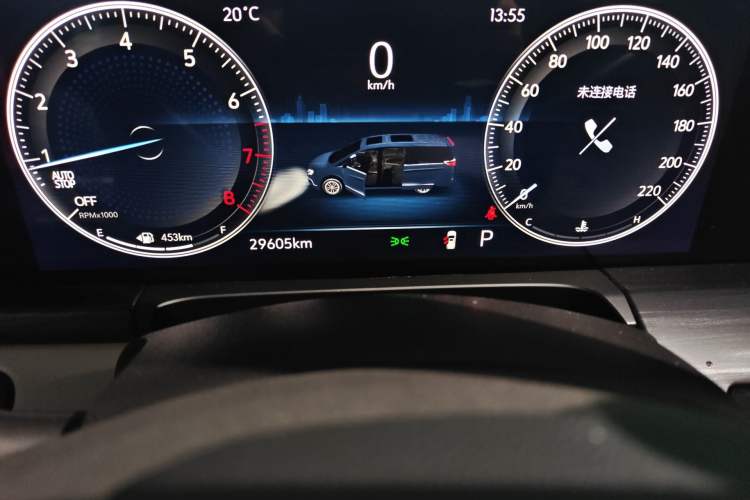 Used Buick GL8 2022 ES Landtrek 653T Comfort Edition Odometer Close Up