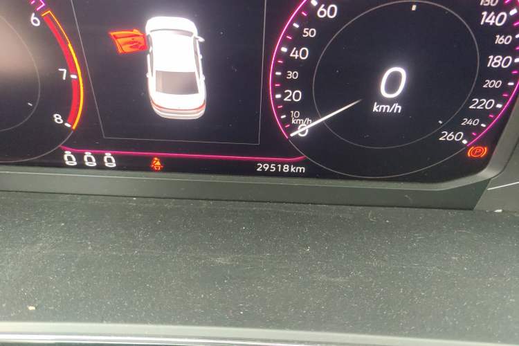 Used Volkswagen Passat 2023 Revised 330TSI Starry Elite Edition Odometer Close Up