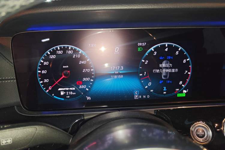 Used Mercedes-Benz AMG GT 2019 AMG GT 50 four-door sports car Instrument Cluster