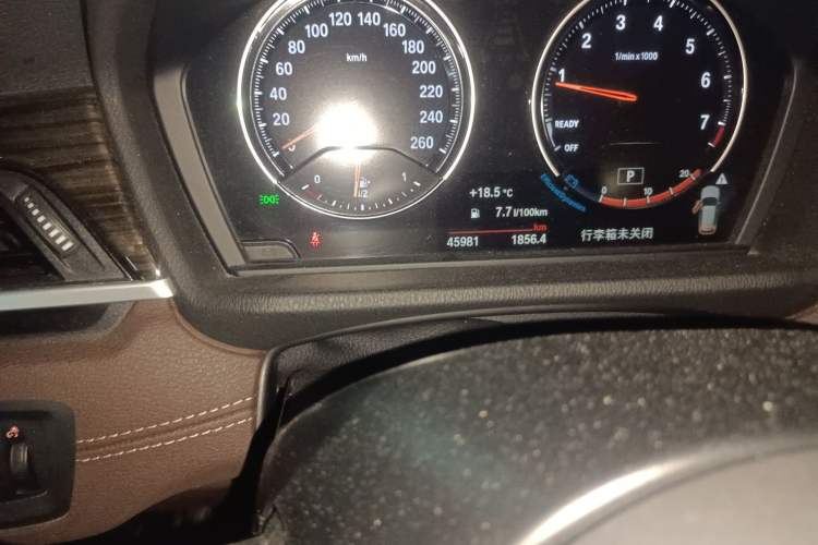 Used BMW X1 2020 xDrive25Li Luxury Edition Odometer Close Up