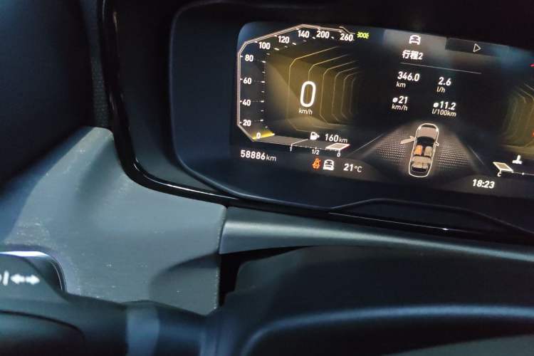 Used Lynk & Co 03 2022 1.5TD DCT JingPro Odometer Close Up