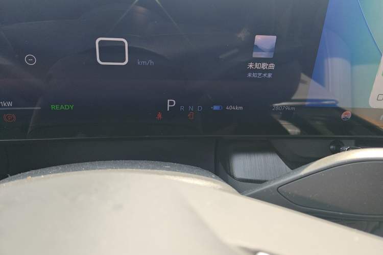 Used Buick E5 2023 Premium Long-Range Version Odometer Close Up