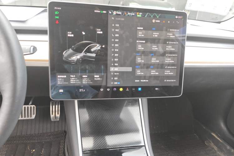 Used Tesla Model 3 2019 Standard Range Rear-Drive Upgraded Version Audio And AC Panel