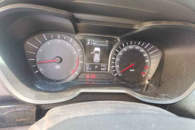 Used GAC Trumpchi GS4 2015 200T G-DCT Luxury Edition Odometer Close Up