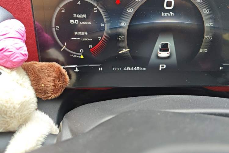 Used Geely Auto icon 2020 1.5TD i9 Odometer Close Up