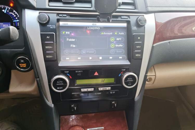 Used Toyota Camry 2013 2.5G Comfort Edition Audio And AC Panel
