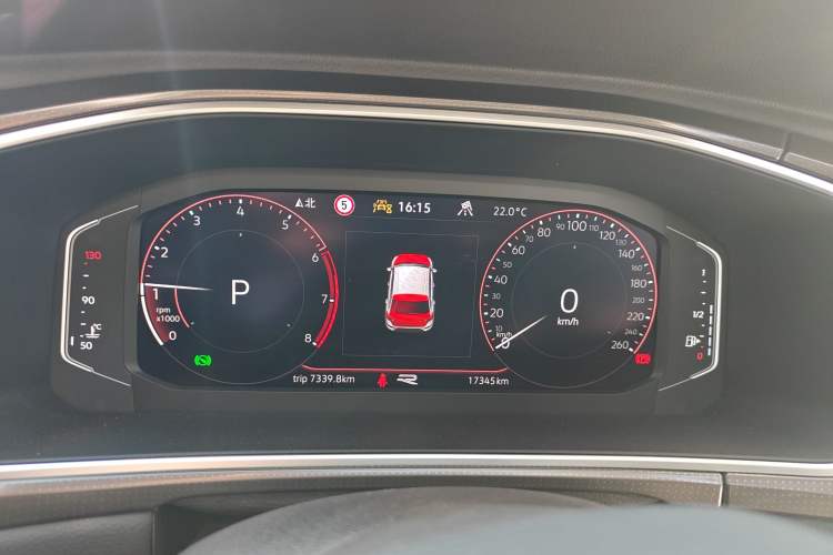 Used Volkswagen T-ROC 2024 300TSI DSG Two-Wheel-Drive Chen Guang Edition Instrument Cluster