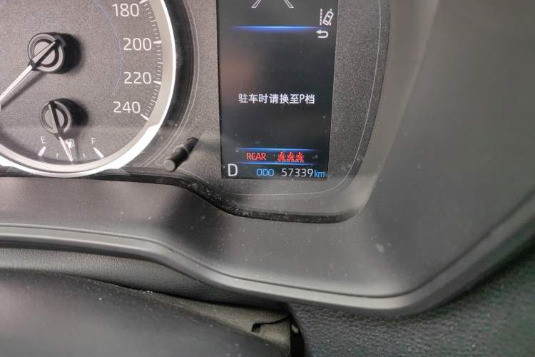 Used Toyota Corolla 2021 Dual-Engine 1.8L E-CVT Pioneer Edition Odometer Close Up