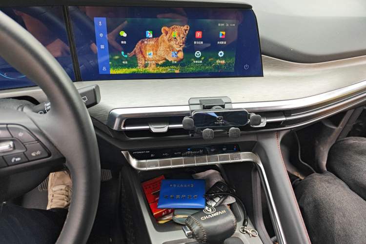 Used CHANGAN CS35PLUS 2021 Blue Whale NE 1.4T DCT Luxury Model Audio And AC Panel