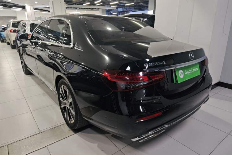 Used Mercedes-Benz E-Class New Energy 2022 Second Facelift E 350 e L Plug-in Hybrid Sedan Rear Left 45 Deg