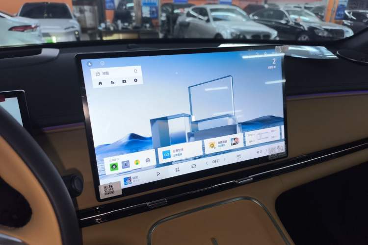 Used Geely Galaxy Xingjian 7 EM-i 2025 120km Flagship Edition Audio And AC Panel