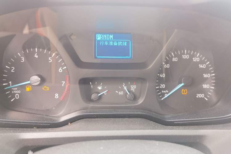 Used Ford Transit 2019 2.0T Gasoline Automatic Business & Travel Short Wheelbase Low-Roof 7-Seater China VI Standard Instrument Cluster