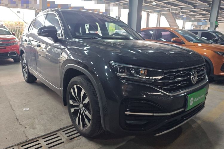 Used Volkswagen Tayron 2021 380TSI All-Wheel Drive R-Line Connected Version Front Right 45 Deg