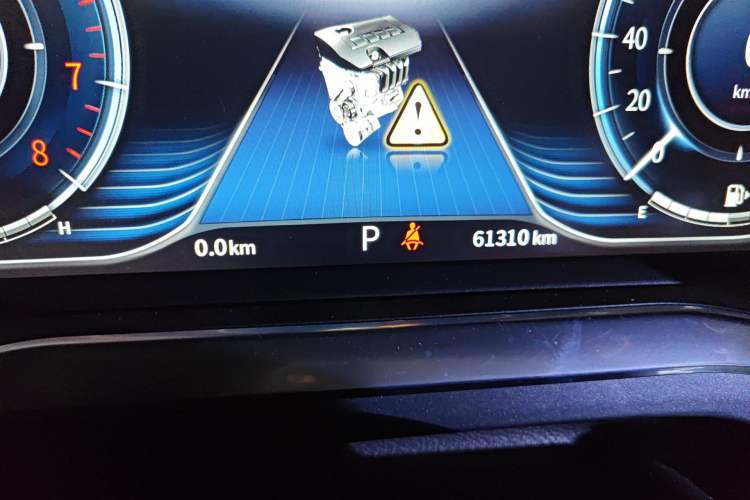 Used FORTHING T5 2018 300T DCT Smart Version Odometer Close Up