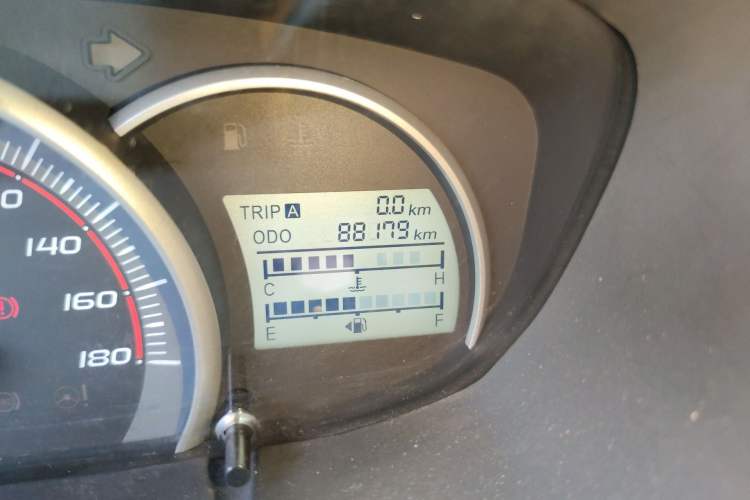 Used CHANGAN OSHAN Olisway 2015 1.2L Manual Enjoyment Model Odometer Close Up