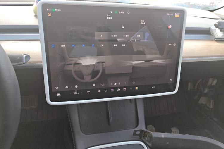 Used Tesla Model 3 2022 Rear-Wheel-Drive Version Audio And AC Panel