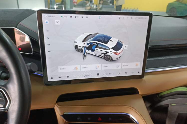 Used Zeekr 001 2022 Ultra-Long Range Single-Motor WE Version Audio And AC Panel