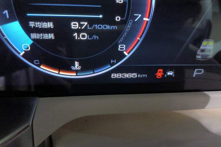 Used Cyberspace Tank 300 2021 2.0T Cyber Tank Odometer Close Up