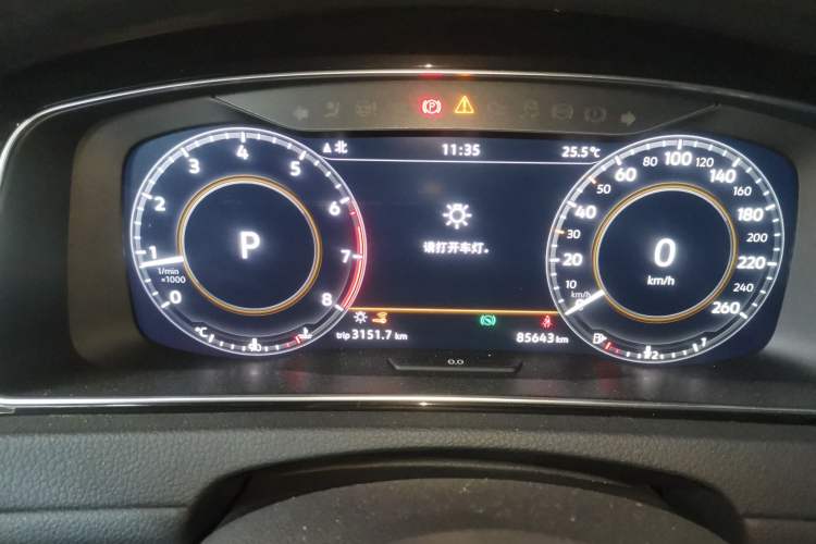 Used Volkswagen Golf 2020 Charming Edition 280TSI DSG R-Line Instrument Cluster