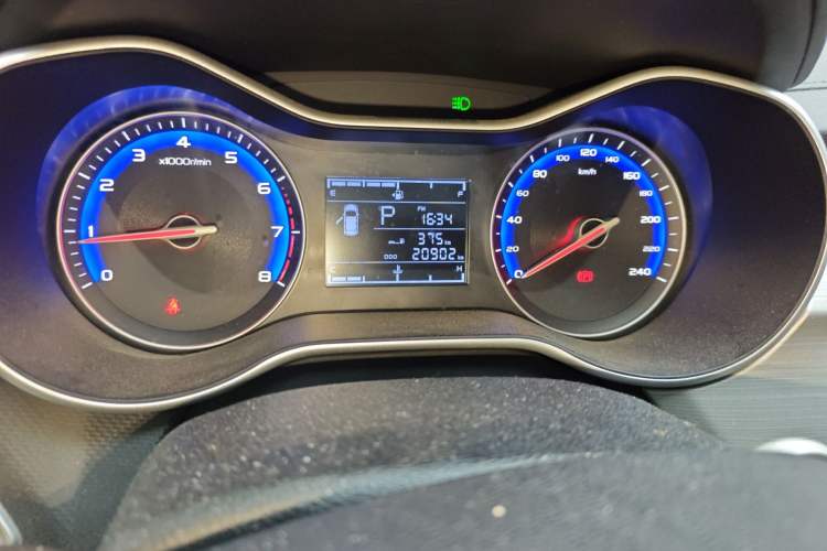Used Geely Auto Vision 2018 1.5L Automatic Happiness Edition Odometer Close Up