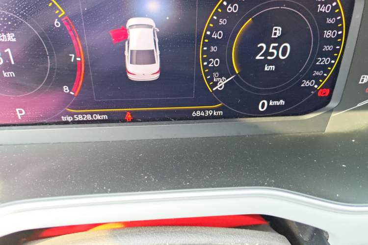 Used Volkswagen Bora 2023 280TSI DSG Prestige Edition Odometer Close Up