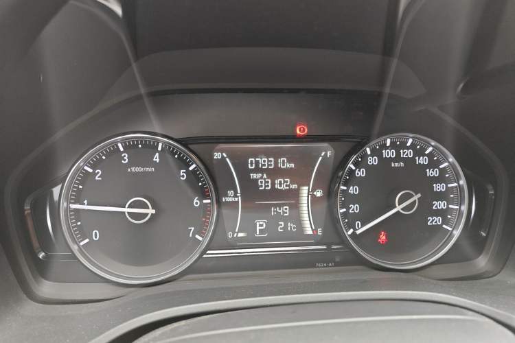 Used Honda Envix 2019 180TURBO CVT Enjoyment Version China VI Odometer Close Up