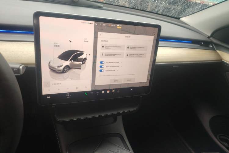 Used Tesla Model Y 2022 Revised Version Rear-Wheel Drive Audio And AC Panel