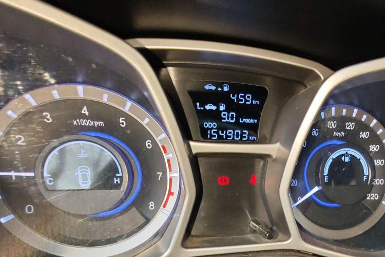 Used JAC Group Refine S3 2014 1.5L Manual Luxury Smart Model Odometer Close Up